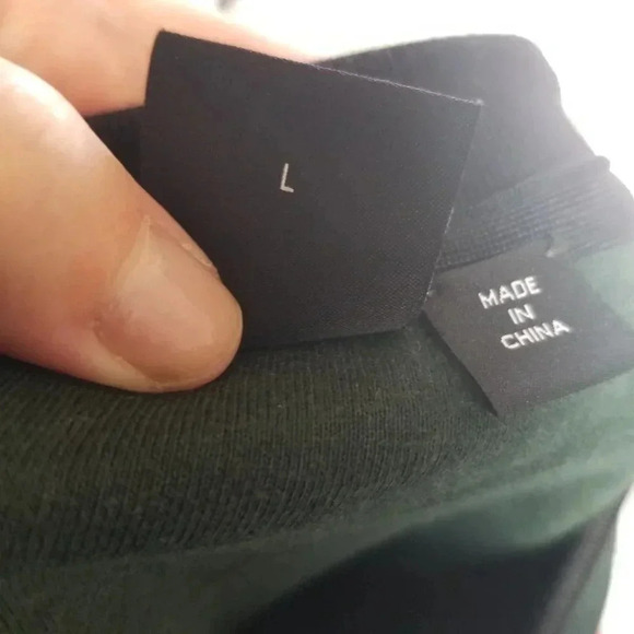 HUGO Boss Black Green Crewneck  Cotton L - Picture 4 of 11